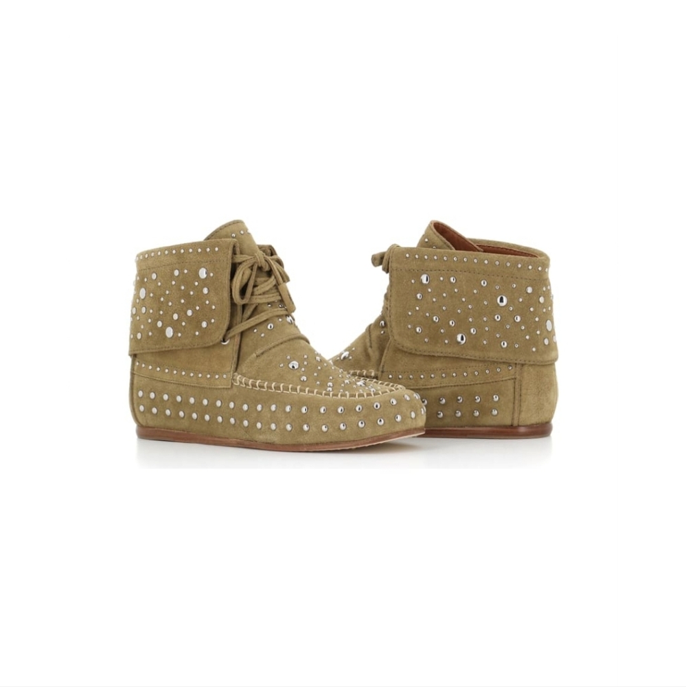 NIB Zadig & Voltaire Santa Fe Dream Studs Ankle Boots Size 41